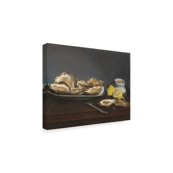 Edouard Manet 'Oysters' Canvas Art,18x24